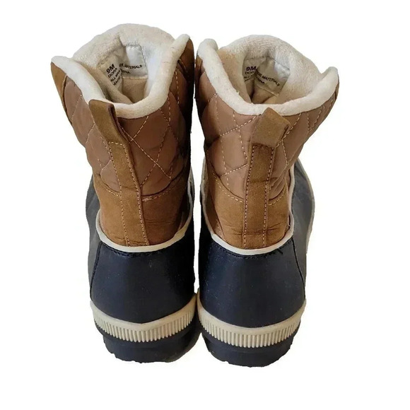 Khombu Dora Boots 9 Women's Winter Cold Weather Snow Lace Up - Picture 2 of 5